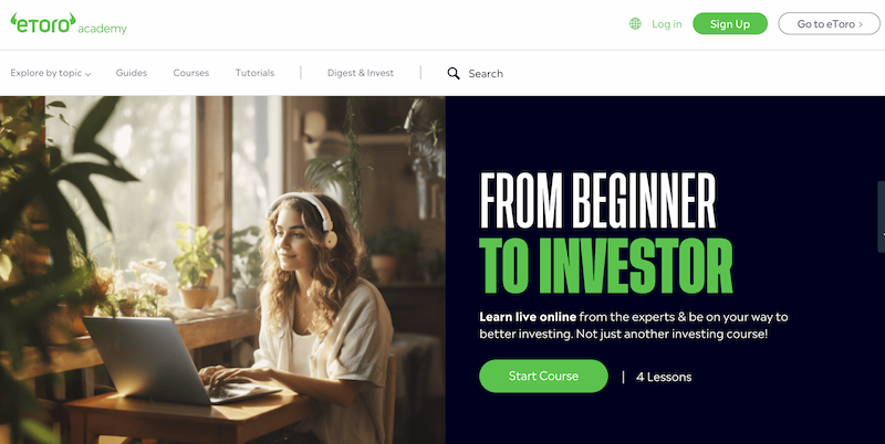 eToro trading academy